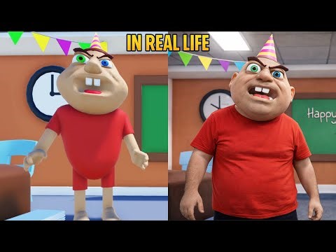 Escapa de la fiesta escolar de Jeff EN LA VIDA REAL OBBY Nueva actualización Roblox Todos los jefes