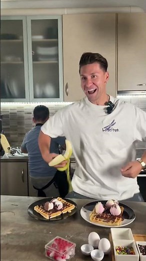 Βάφλες με τον Στεφ Σεφ #βαφλες #μαγειρεμα #γλυκό