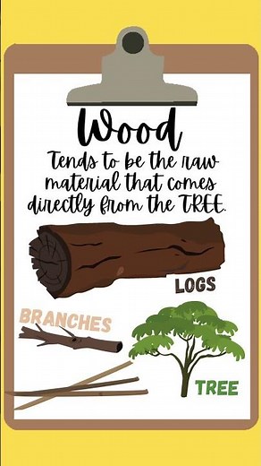 What is the difference between WOOD and TIMBER?