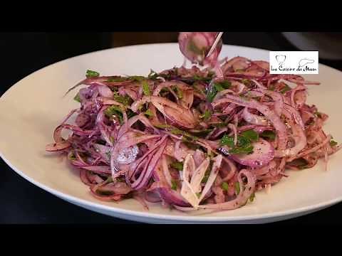 Salade d'oignon rouge au Sumac