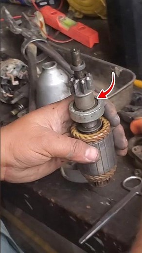 Remove engine starter motor! #youtube #shorts #tricks