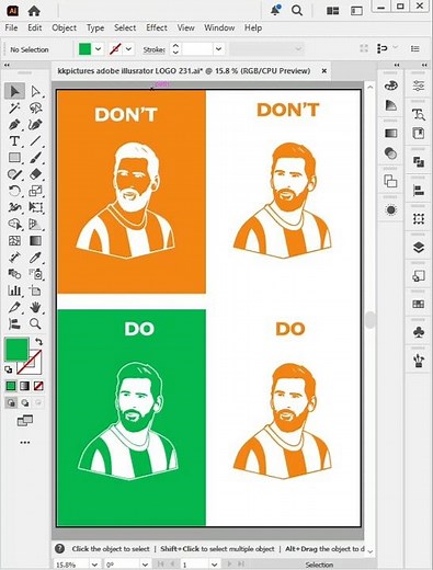 Adobe illustrator Tips 2026 - How to Invert logo same color#viralvideo #reelsviral