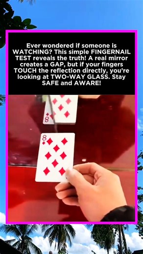 Is Your Mirror Real? The Ultimate TWO-WAY GLASS Test Revealed! #Shorts #Facts