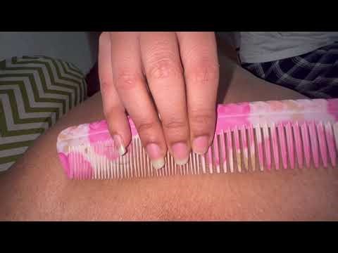 Back scratching video to sleep | Tingling video 😴😴 #asmr #massagetherapy #asmrmassage #asmrforsleep