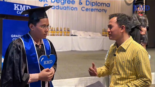 🏆KMD College မှာ L3 Diploma in Computing တက်ရောက်နေတဲ့ ကျောင်းသား Min Thu Naing သည် Third in the World Award ကို ရရှိခဲ့ပြီး 🌍 🎓 Diploma Program တစ်ခုအဖြစ်တဲ့ L3 Diploma in Computing ကို KMD College မှာ သင်ကြားခဲ့ပြီးအတွေ့အကြုံတွေဖြစ်တဲ့..... 👉 KMD College ကိုရွေးချယ်ခဲ့သည့်အကြောင်းရင်း၊ 👉 ကမ္ဘာ့အမှတ်အများဆုံးရရှိခဲ့တဲ့အတွက် အတွေ့အကြုံနဲ့ခံစားချက်၊ 👉 ကမ္ဘာ့အမှတ်အများဆုံးရရှိအောင် ဘယ္လိုမျိုးကြိုးစားခဲ့ရတယ်၊ 👉 တီချယ်တွေကရော ဘယ်လိုမျိုးသင်ကြားပေးခဲ့သလဲဆိုတာတွေကို မျှဝေပေးခဲ့ပါသည်။ ဒါ့အပြင် 