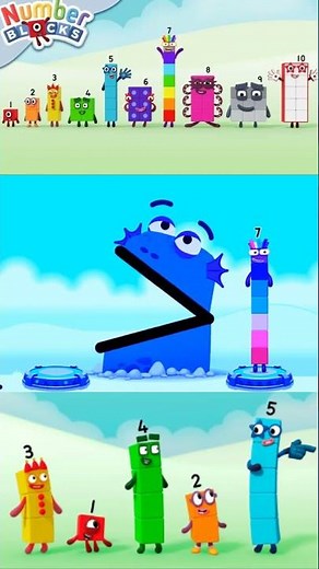 Numberblocks 8 Magic Run - Find the Biggest Numberblock - Cbeebies Games