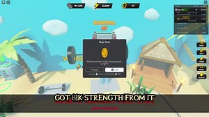 Got 10 Million Strength In StrongMan Simulator!