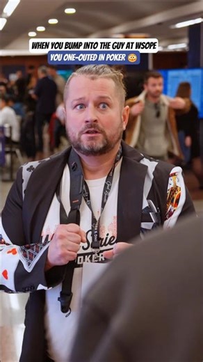 When you run into the guy you beat in in poker and he beat you #poker #mma