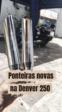 Shineray Denver 250 - Ponteiras Custom #denver250 #shineray #fyp
