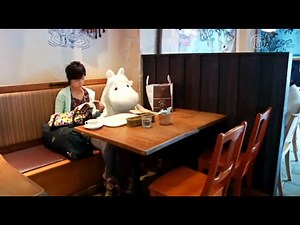 療育玩偶! 東京姆米咖啡屋新元素【大千世界】嚕嚕米 Moomin｜咖啡拉花｜芬蘭漫畫｜東京旅遊