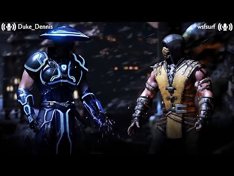 Scorpion vs Raiden – Mortal Kombat X Online Match