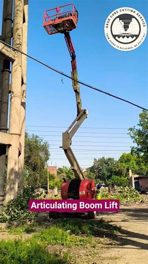 articulating boom Men lifter #lift