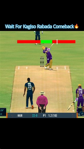 Kagiso Rabada Comeback Edit 🔥🥵 |Real Cricket| #shorts