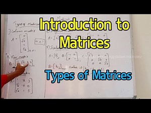 Introduction to Matrices, Engineering mathematics, Plus two maths