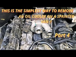 Oil Cooler, Turbo & intake Manifolds installation On a Sprinter Van - Part 4