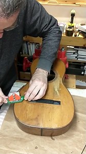 4.9K views · 52 reactions | Leveling the binding and purfling. After some touchup work this guitar will finally be done. #luthier #acousticguitar #guitar | Jessica.violins | Facebook