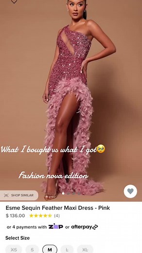 Esme Sequin Feather Maxi Dress | FashionNova - Try On Haul