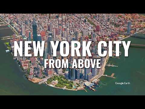New York City Manhattan From Above | Cinematic 4K Virtual Flyover Aerial Tour Guide