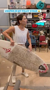 USOPEN in my Foley stage #surfmovie #reelfoleysound #foley #foleyartist #asmr #usopen #surf #foleysurfing #postproduction #lovemyjob #bts #audio #sound #surfboard | Reel Foley Sound