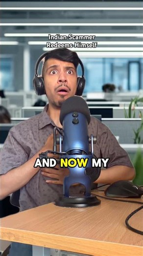 Indian Scammer Redeems Himself 😇 ♥️ #comedyshorts