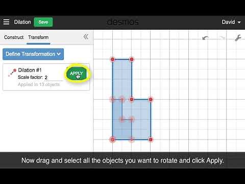 Mini Constructions with Desmos Geometry: Dilations