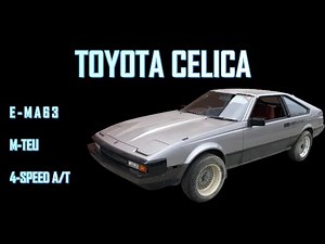 TOYOTA CELICA E-MA63 M-TEU ENGINE START, REAR MUFFLER & DRIVING TEST MOVIE トヨタ セリカ