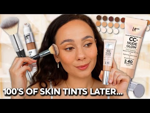 I tried them ALL! There's something about THIS Skin Tint ‪@ITCosmeticsvideo‬ CC+ Nude Glow Foundation