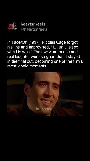 Nicolas Cage Forgot His Line in Face Off 1997 and Created an Iconic Scene