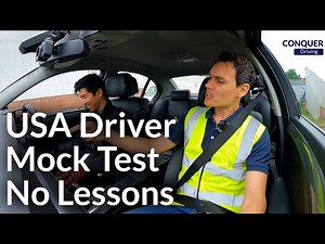Driver from the USA - Mock Driving Test in Great Britain - No Lessons