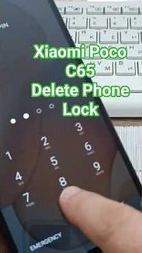 Xiaomi Poco C65 /2310FPCA4G/. Remove pin, pattern, password.
