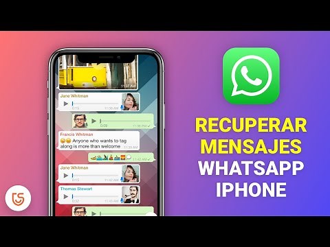 Cómo recuperar mensajes borrados de WhatsApp iPhone sin copia de seguridad