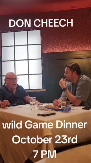 Wild Game Dinner with Don Cheech - Culinary Experience