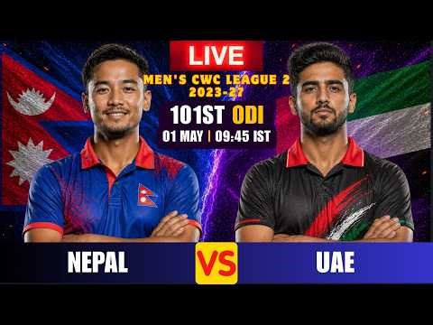 🔴 Nepal vs UAE Live Score | Today Match Live Score | ScorePulse Cricket
