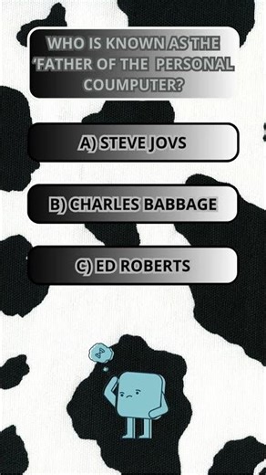 Who is known as the Father of the Personal Computer? #PCRevolution #TechLegends #pc