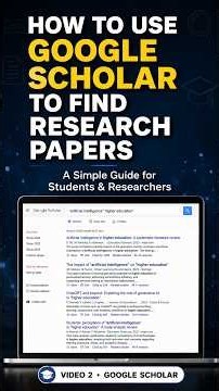 Google Scholar for Beginners – Part 2: How to Find Research Papers