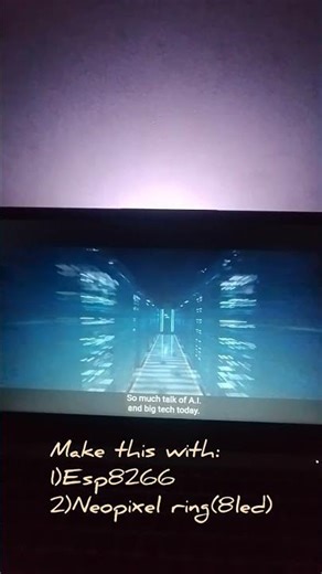 Make your own Ambilight system with only two components,sync with laptop screen