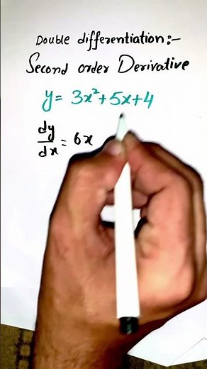 Double differentiation 👌✌️