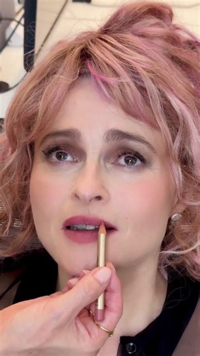 On set of this years @libertylondon beauty advent calendar advert with Helena #helenabonhamcarter