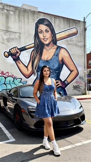 Viral AI graffiti sports car photo tutorial.Create amazing real person plus graffiti mural plus luxury car photos with AI.This trend is blowing up on TikTok and Reels.Easy step-by-step guide to make professional,cinematic urban photos.No skills needed,just use this simple AI effect. #capcut #capcutpioneer