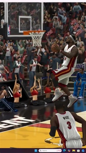 NBA ELITE 11 LEBRON WINDMILL REAL LIFE VS #nbaelite11 , they nailed it #hoops #lebronjames #nba