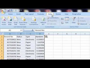 How to Create A Stratified Random Sample in Excel