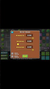 How to use shake trigger in geometry dash