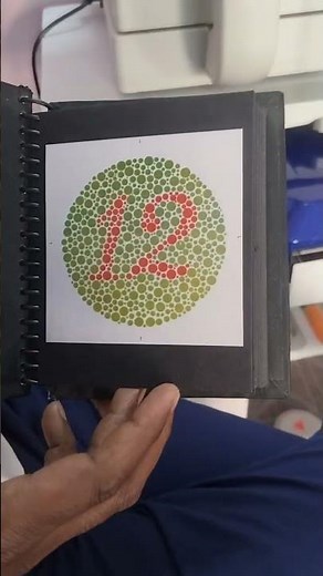color blindness Test/ishihara chart #optometry ##optometrist #optometryacademy #shortsvideo #viral