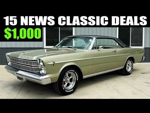 15 Cheap classic cars for sale by owner. Priced at $1,000 to $42,000