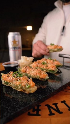 Spicy Salmon Jalapeno Poppers #recipe