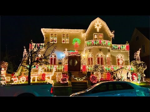 2020 Christmas Lights Tour of Dyker Heights, Brooklyn, NYC