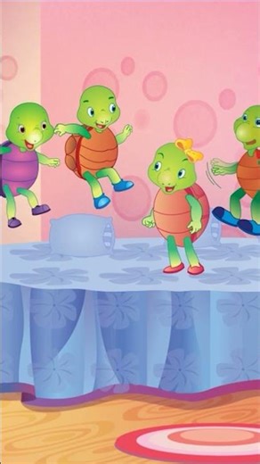 Five Little Turtles | Counting Song for Kids | Shorts