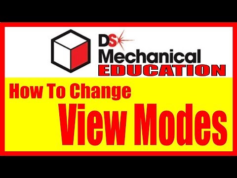 Designspark Mechanical Tutorial - How To Change VIEW MODES (DSM003)