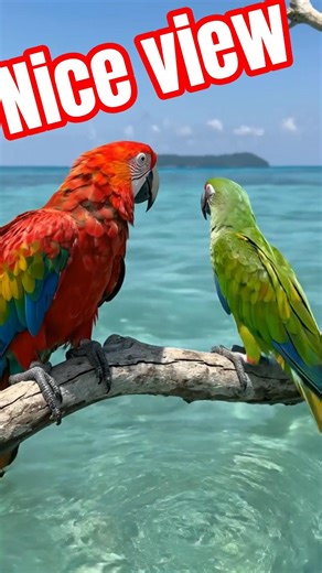 parrot ocean view#shortsfeed