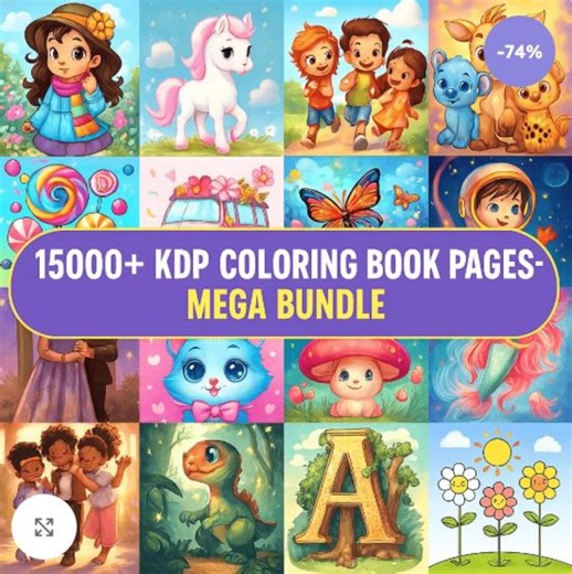 PLR 15K  Coloring Book Bundle for Kids – Your Ultimate Digital Resource for Creative Projects! - Etsy